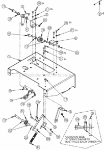 Page C Diagram and Parts List for 5631  Little Wonder Leaf Blower / Vacuum